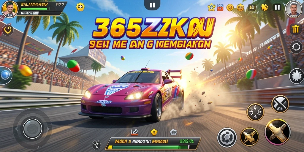 Tampilan menarik dari balapan seru di 365ZK.
