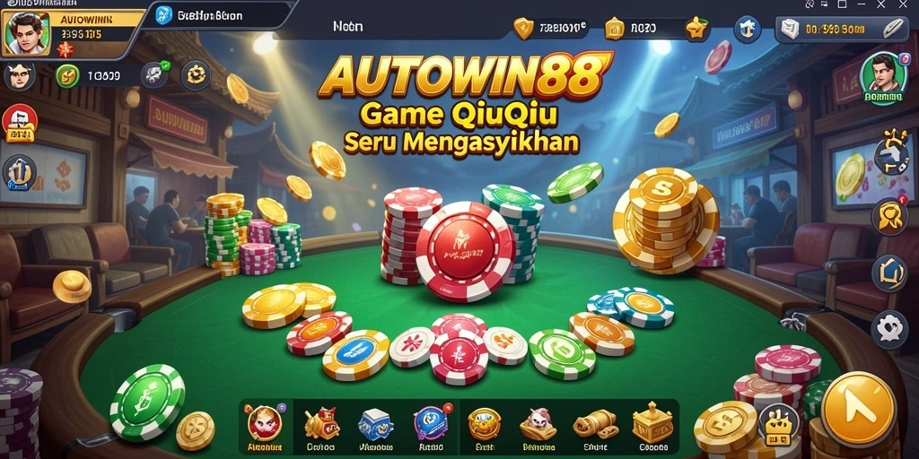 Tampilan gameplay QiuQiu yang mendebarkan di AUTOWIN88.