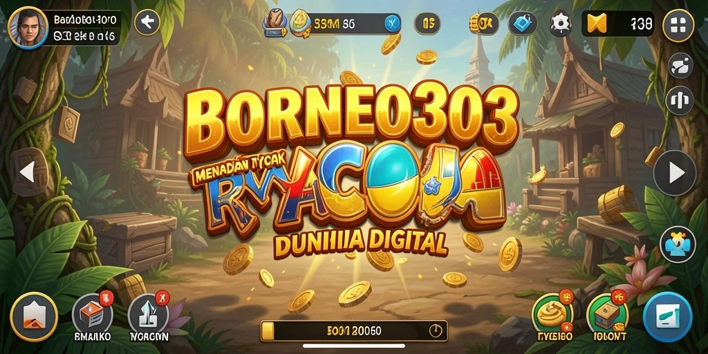 Screenshot utama BORNEO303 menunjukkan gameplay Tycoon yang seru dan penuh strategi.
