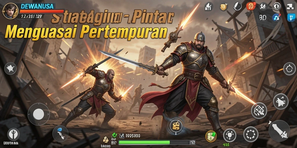 Tampilan menarik dari gameplay DEWANUSA yang penuh strategi.