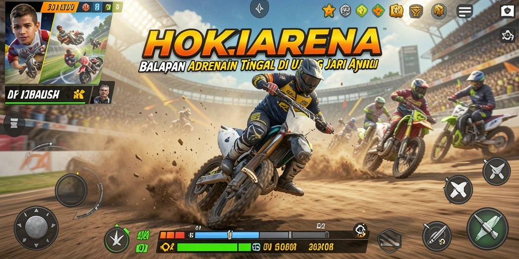 Tampilan gameplay HOKIARENA yang memukau dan menegangkan.