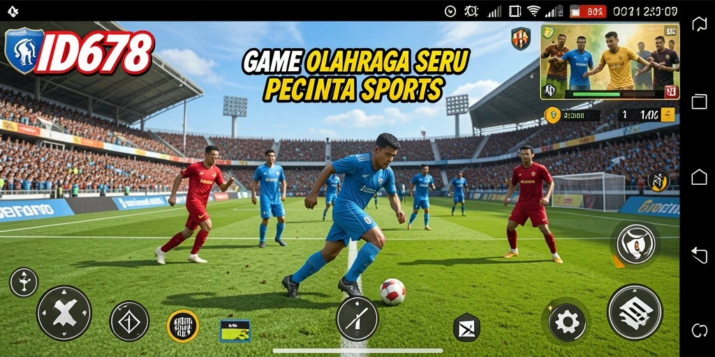 Screenshot gameplay olahraga ID678 yang seru dan menegangkan.