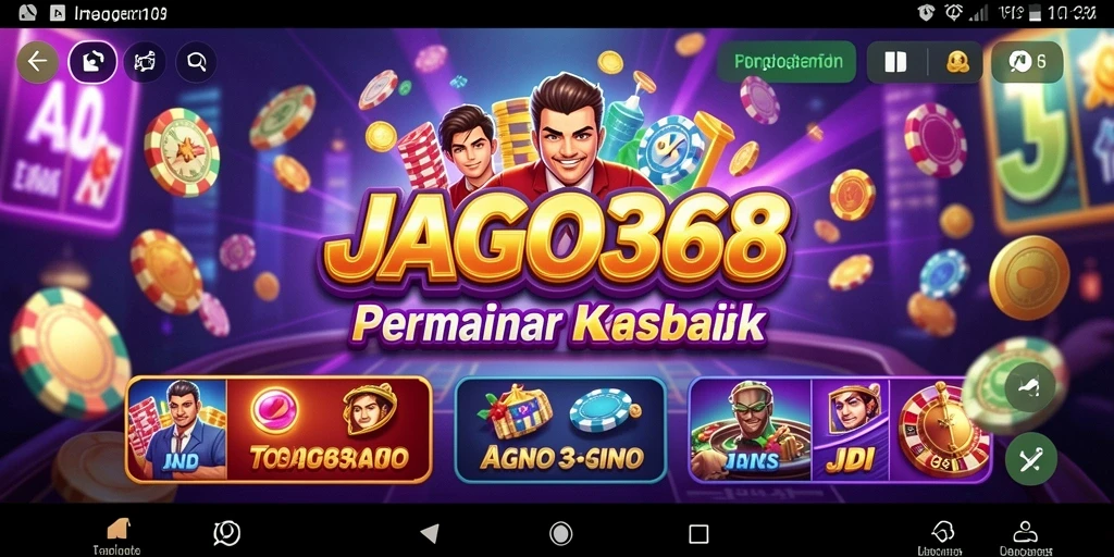 Screenshot JAGO368 menampilkan gameplay Kasino yang mendebarkan dan interaktif.