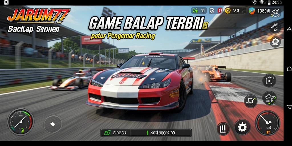 Tampilan gameplay JARUM77 yang menegangkan dan cepat.
