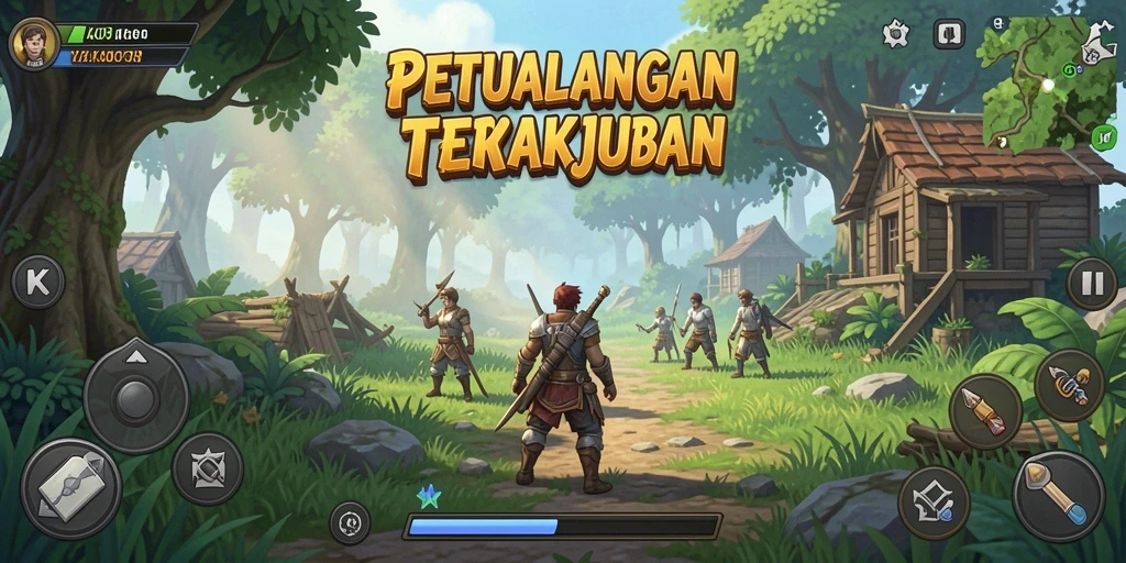 Tampilan gameplay KAKRP yang menakjubkan dengan petualangan Open World.
