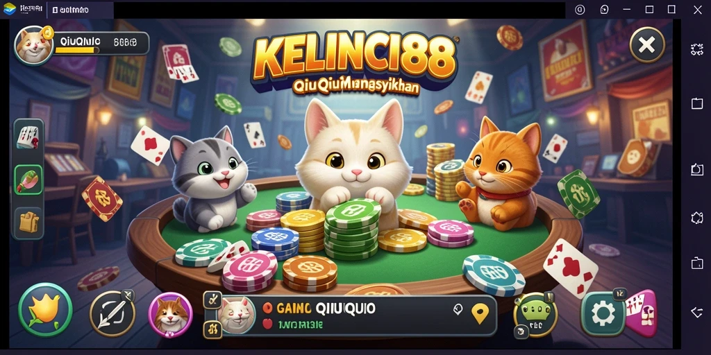 Gameplay seru di KELINCI88 dengan suasana QiuQiu.