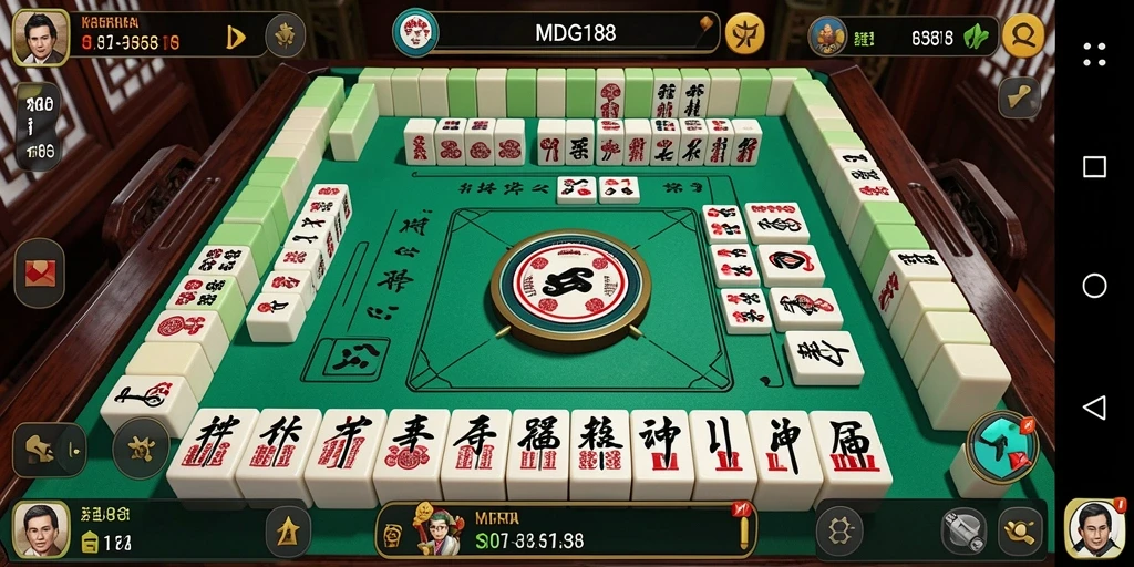 Tampilan gameplay Mahjong yang seru dan menarik di MDG188.