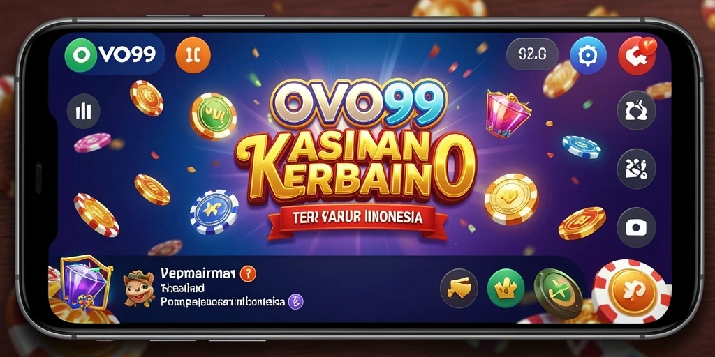 Screenshot gameplay OVO99 menampilkan suasana kasino yang mendebarkan.
