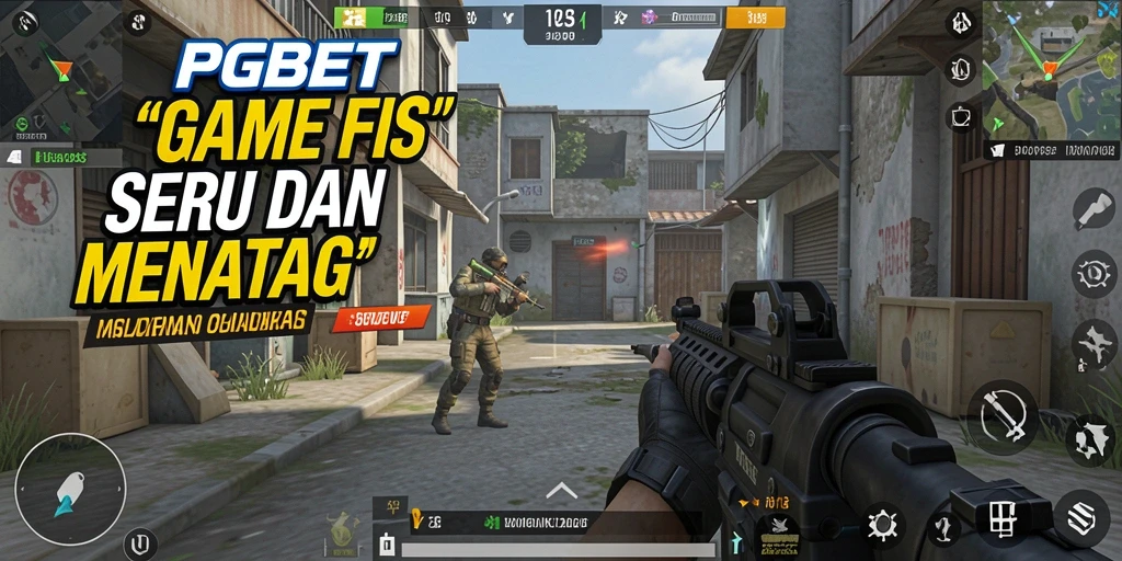 Screenshot PGBET menampilkan aksi tembak menembak yang seru dalam gameplay FPS.