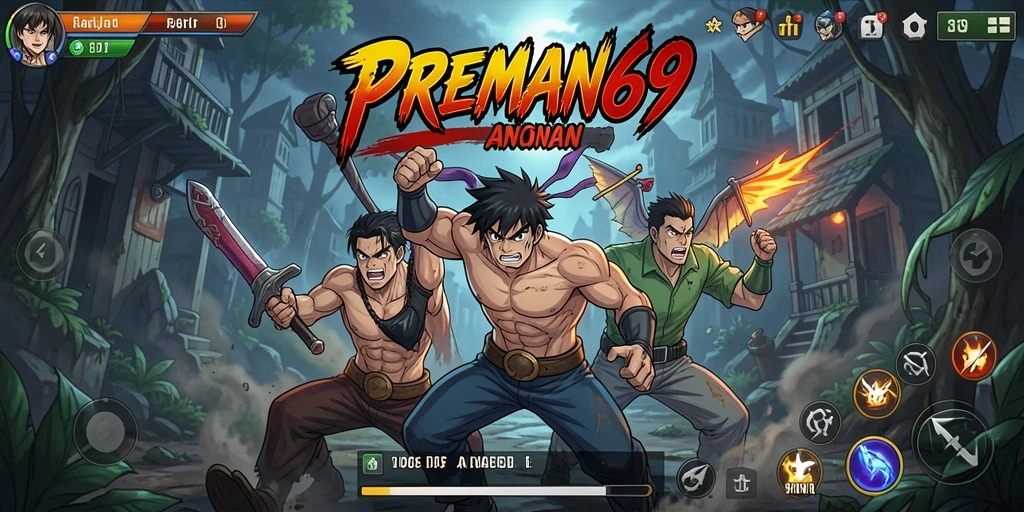 Tampilan gameplay PREMAN69 yang menarik dan penuh aksi.