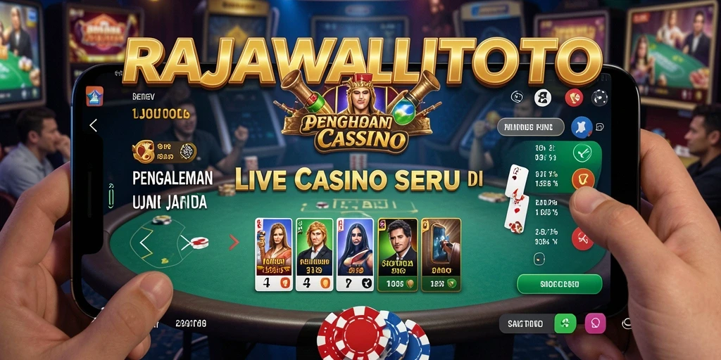 Tampilan gameplay seru dalam RAJAWALITOTO dengan dealer langsung.