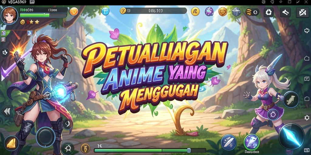 Tampilan gameplay yang menarik dalam dunia anime VEGAS969.